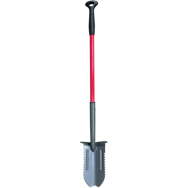 Radius Garden 38811 Lightweight 2-Piece Metal Detecting Shovel Kit Red